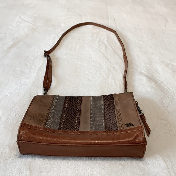 The Sak Indio leather satchel Tabacco Ribbon bag - Picture 2 of 15